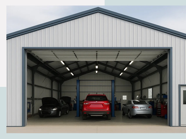 Ангары из сэндвич панелей от 612 руб. в Стрежевой