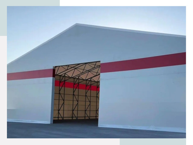 Быстровозводимые ангары в Стрежевом