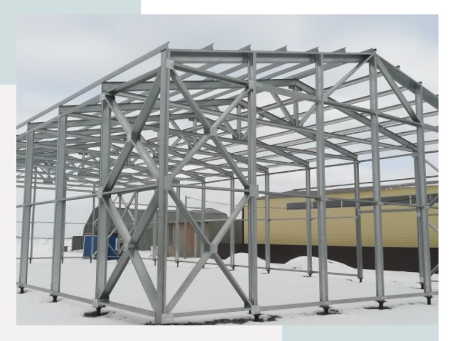 Каркасные ангары в Стрежевом