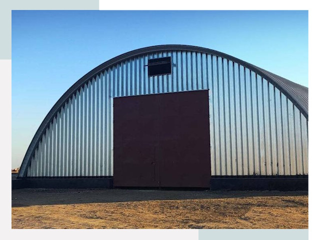 Арочные ангары в Стрежевом