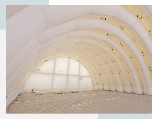 Пневмокаркасные ангары в Стрежевом