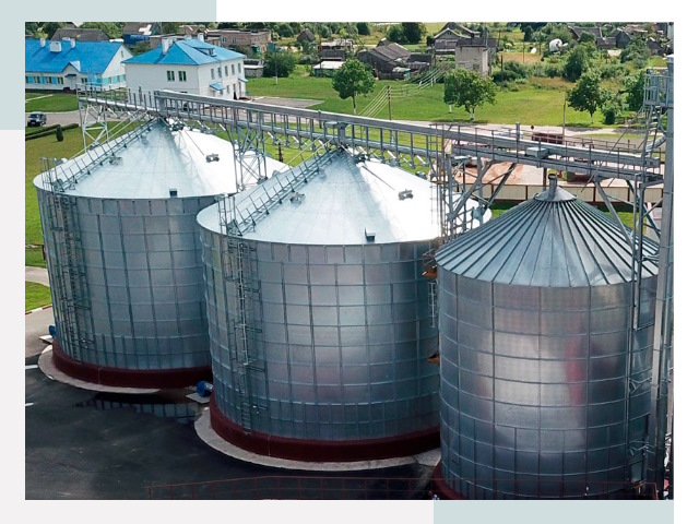 Металлические силосы в Стрежевом