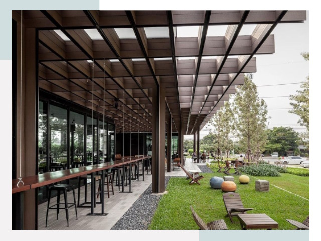 Летние веранды для кафе в Стрежевом